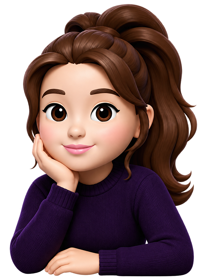Memoji-style visual signature used for Maryam Derakhshesh